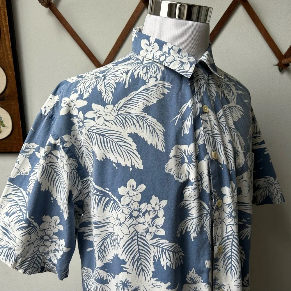 J. Crew Tropical Floral Hawaiian Shirt